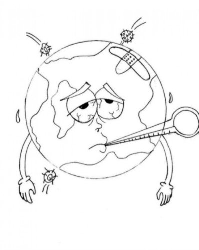 رسومات للتلوين عن فيروس كورونا4