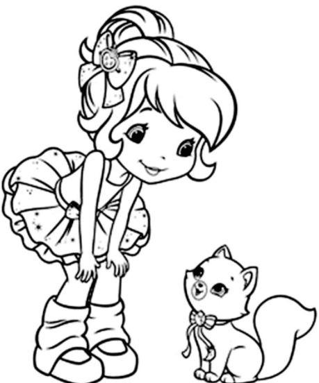 رسومات تلوين بنات1
