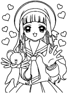 رسومات تلوين انمي