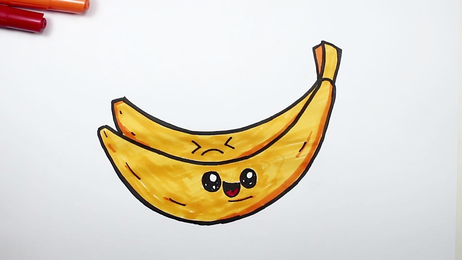 رسم موز 1