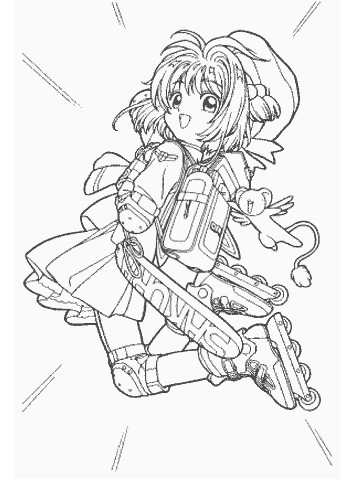 رسومات تلوين انمي2