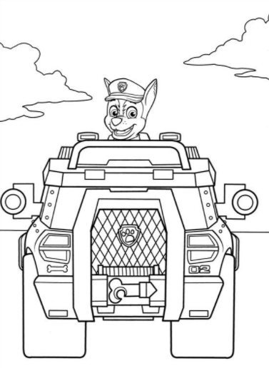 رسومات تلوين دوريات المخلاب 6