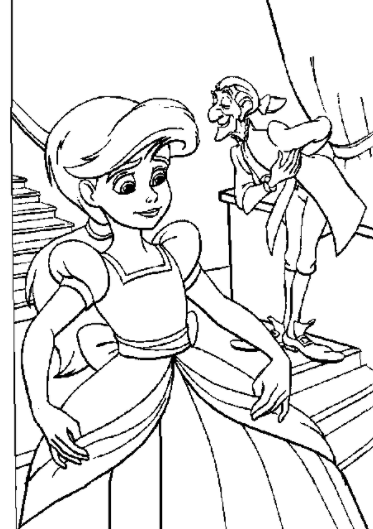 رسومات اميرات ديزني للتلوين 3