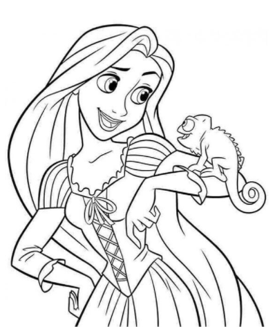 رسومات تلوين ديزني1
