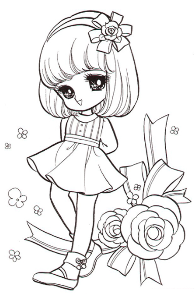 رسومات للتلوين للبنات 1