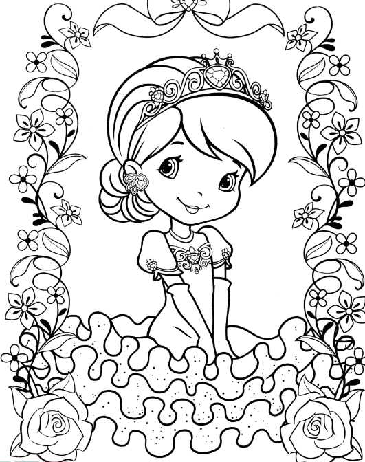 رسومات تلوين للبنات للطباعة3