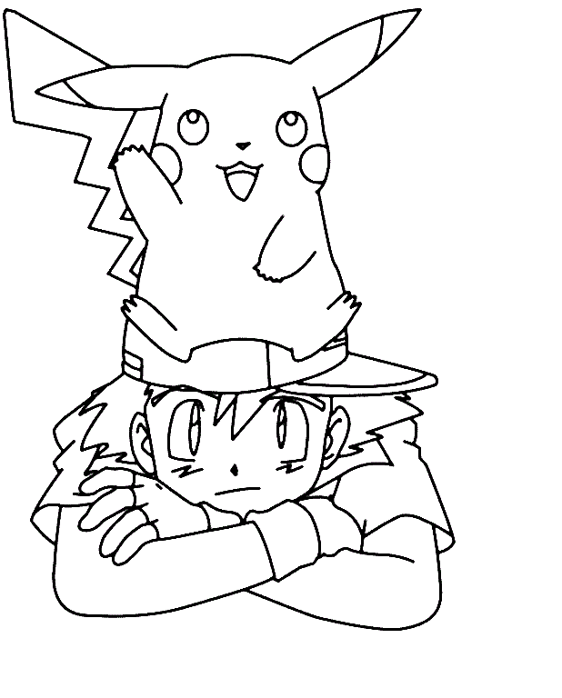 رسومات تلوين بيكاتشو2