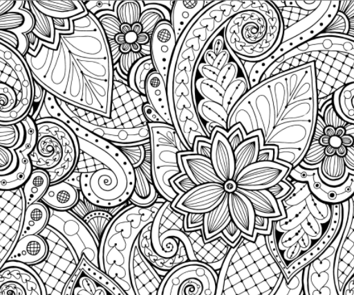 رسومات للتلوين للكبار PDF 1