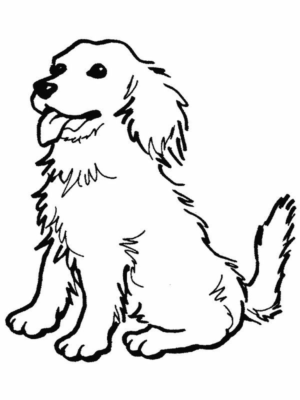 رسومات للتلوين كلاب3