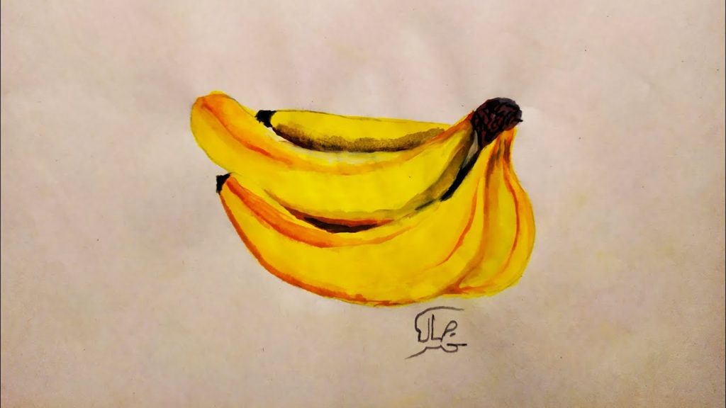 رسم موز 3