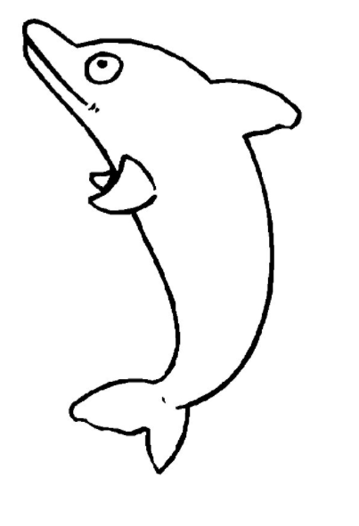 رسومات تلوين دولفين3