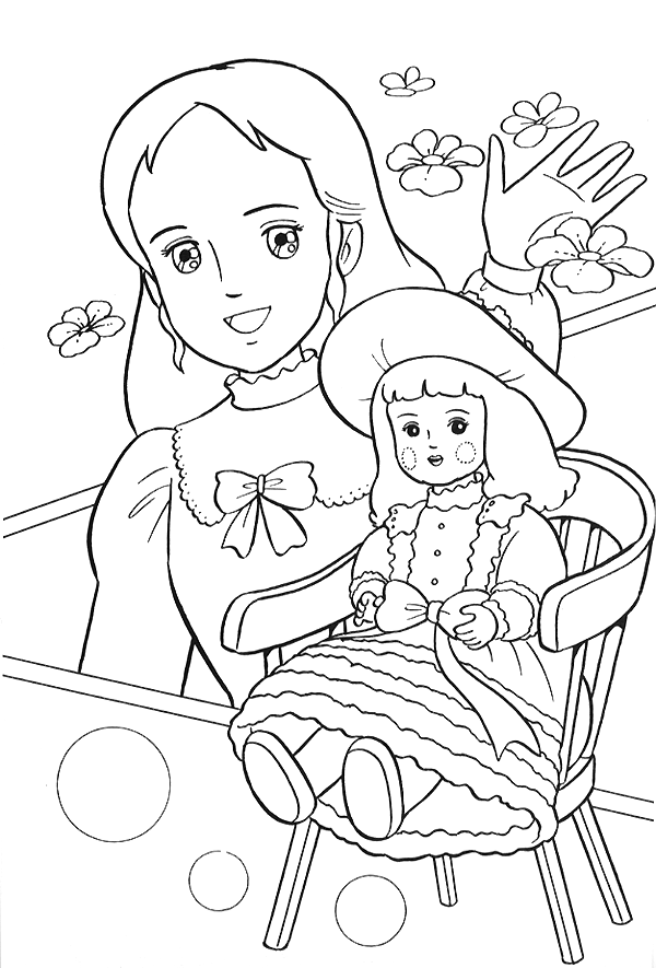 رسومات تلوين سالي2
