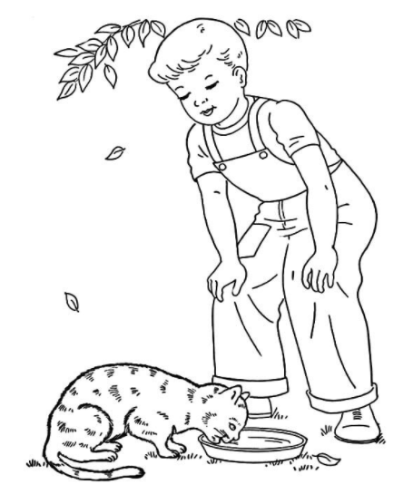 رسومات للاطفال عن الرفق بالحيوان 3