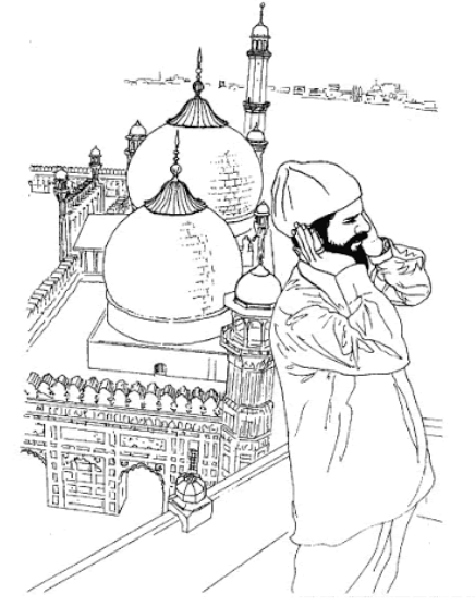 رسومات تلوين رمضان5