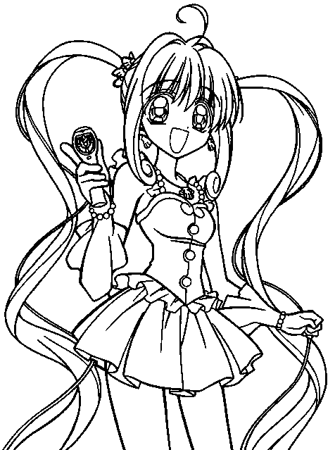 رسومات تلوين انمي4