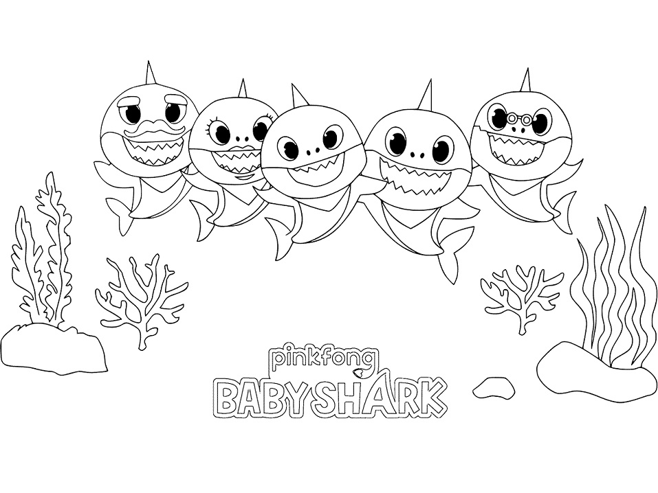 رسومات تلوين بيبي شارك7