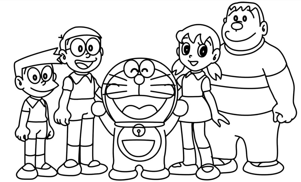 رسومات تلوين دورايمون2