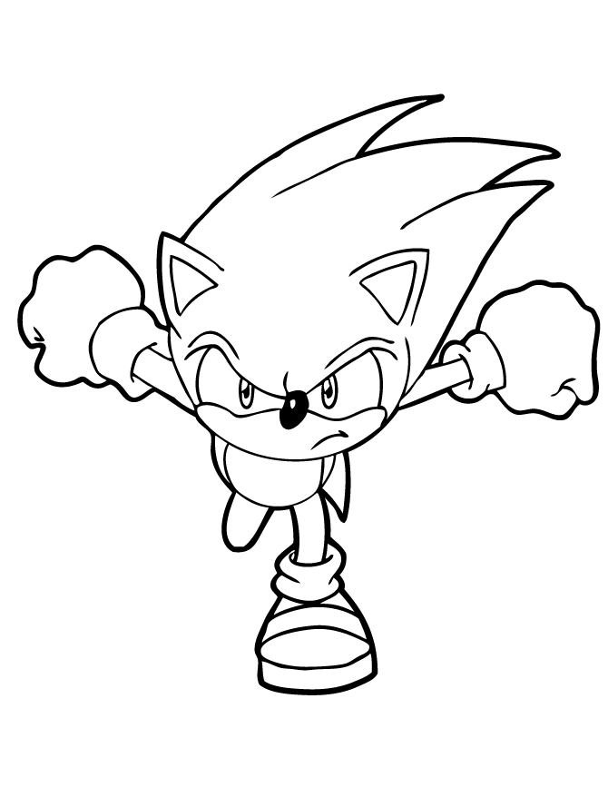 رسومات تلوين سونيك5