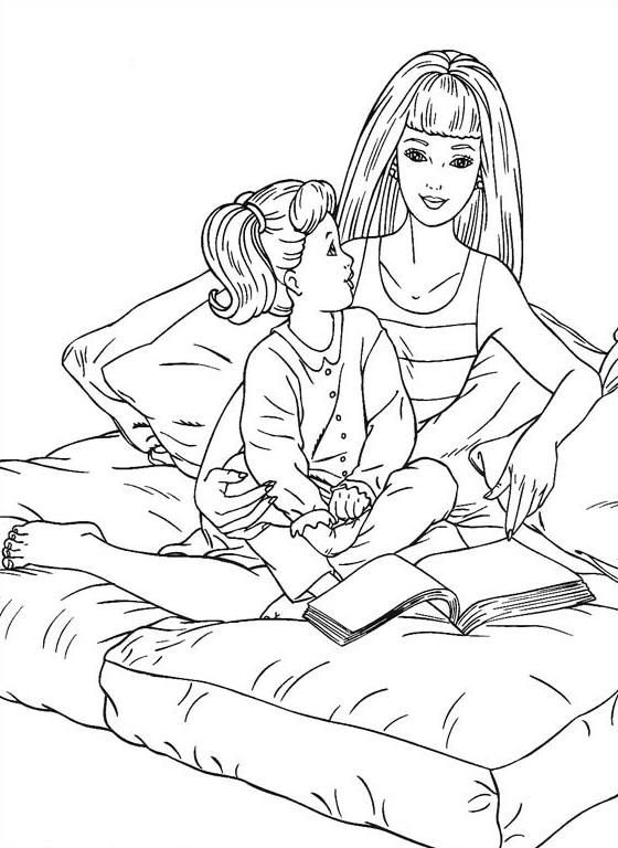 رسومات تلوين باربي4