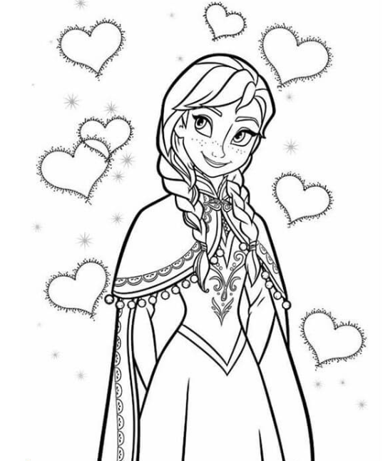 رسومات تلوين اميرات4
