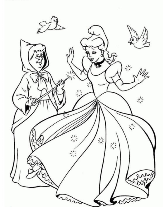 اميرات ديزني للتلوين3