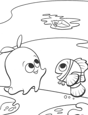 رسومات تلوين نيمو9