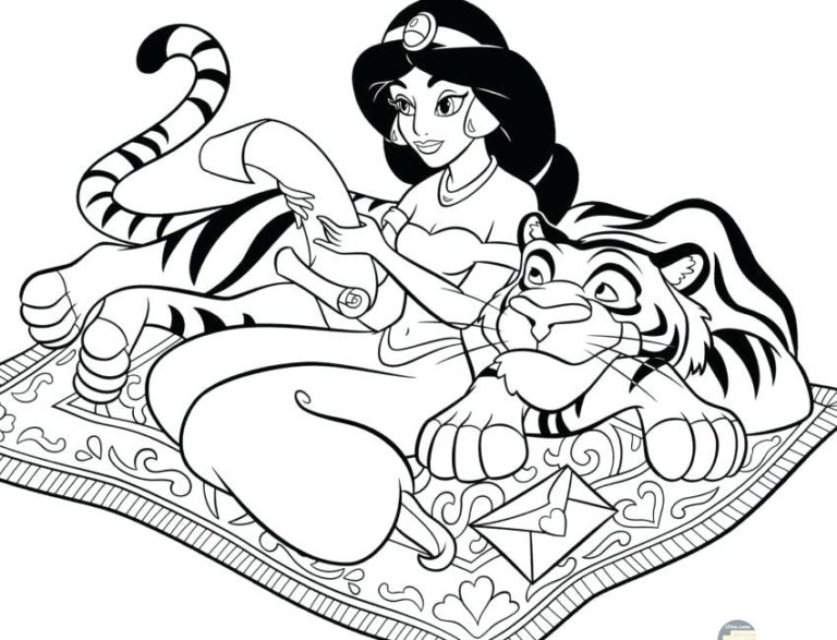 رسومات ديزني للتلوين 4