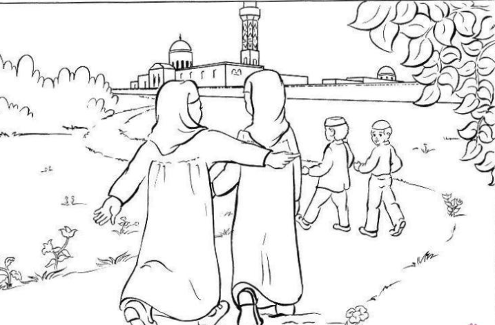 رسومات رمضان للتلوين للأطفال 4