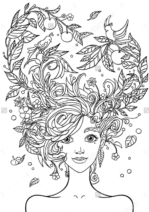 رسومات تلوين للبنات 2
