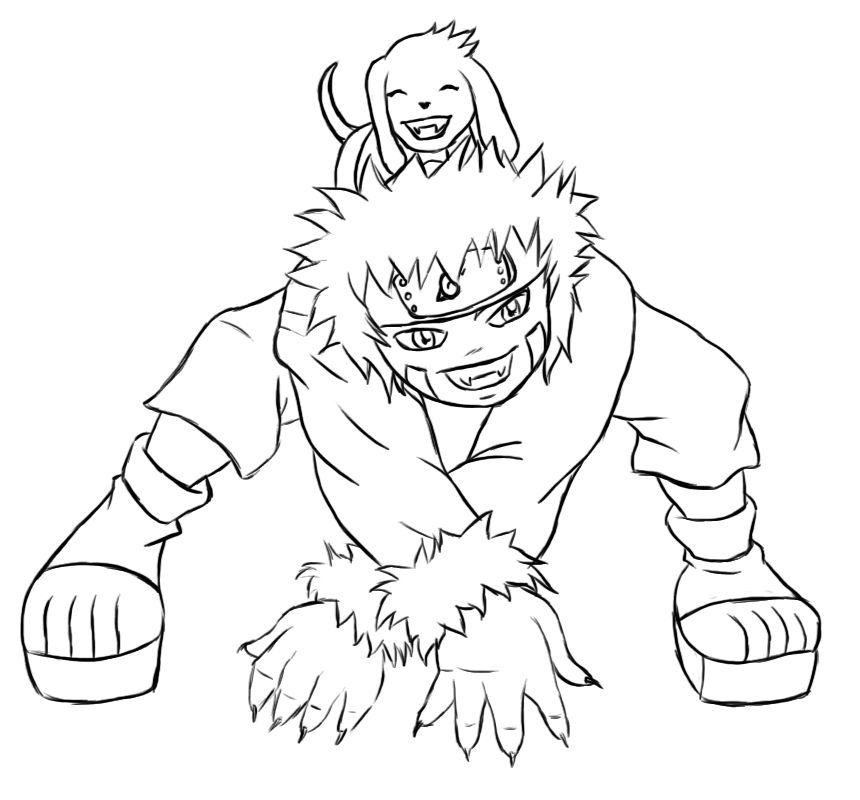 رسومات للتلوين ناروتو8