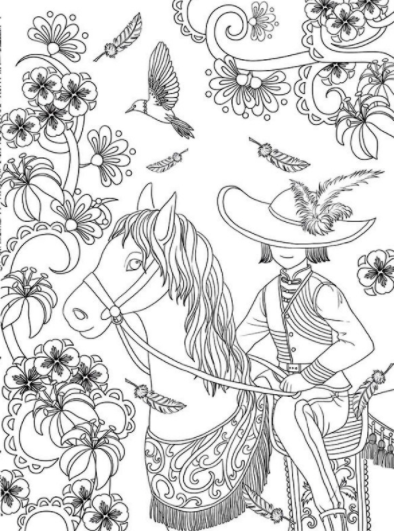 رسومات للتلوين للكبار سهلة 5