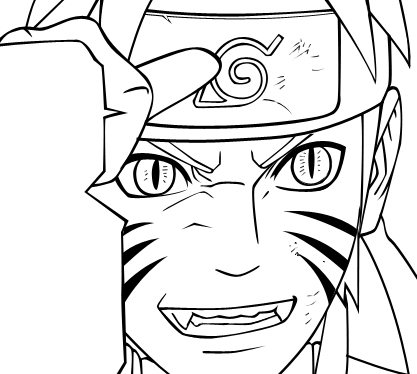 رسومات للتلوين ناروتو10