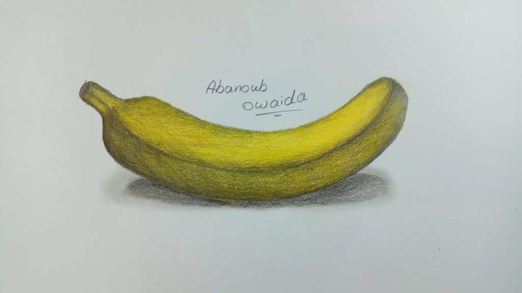 رسم موز 4