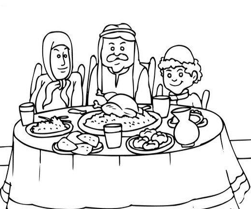 رسومات رمضان للتلوين للأطفال 5