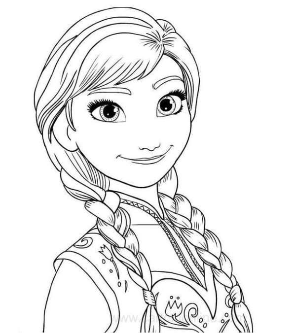رسومات بنات للطباعة 4