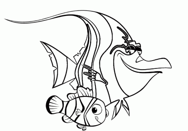 رسومات تلوين نيمو14