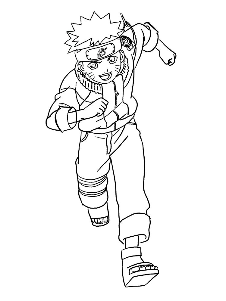 رسومات للتلوين ناروتو11