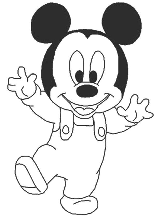 ميكي ماوس للتلوين 4