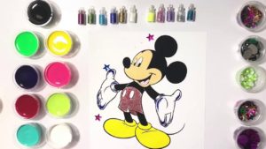 رسومات للتلوين ميكي ماوس