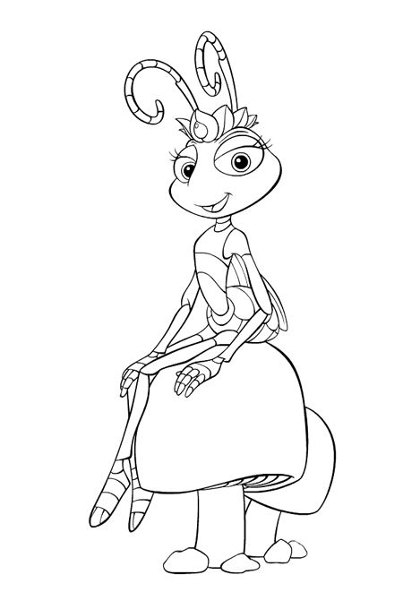 رسومات تلوين نمل19