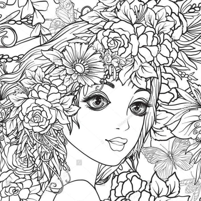 رسومات للتلوين للكبار 5