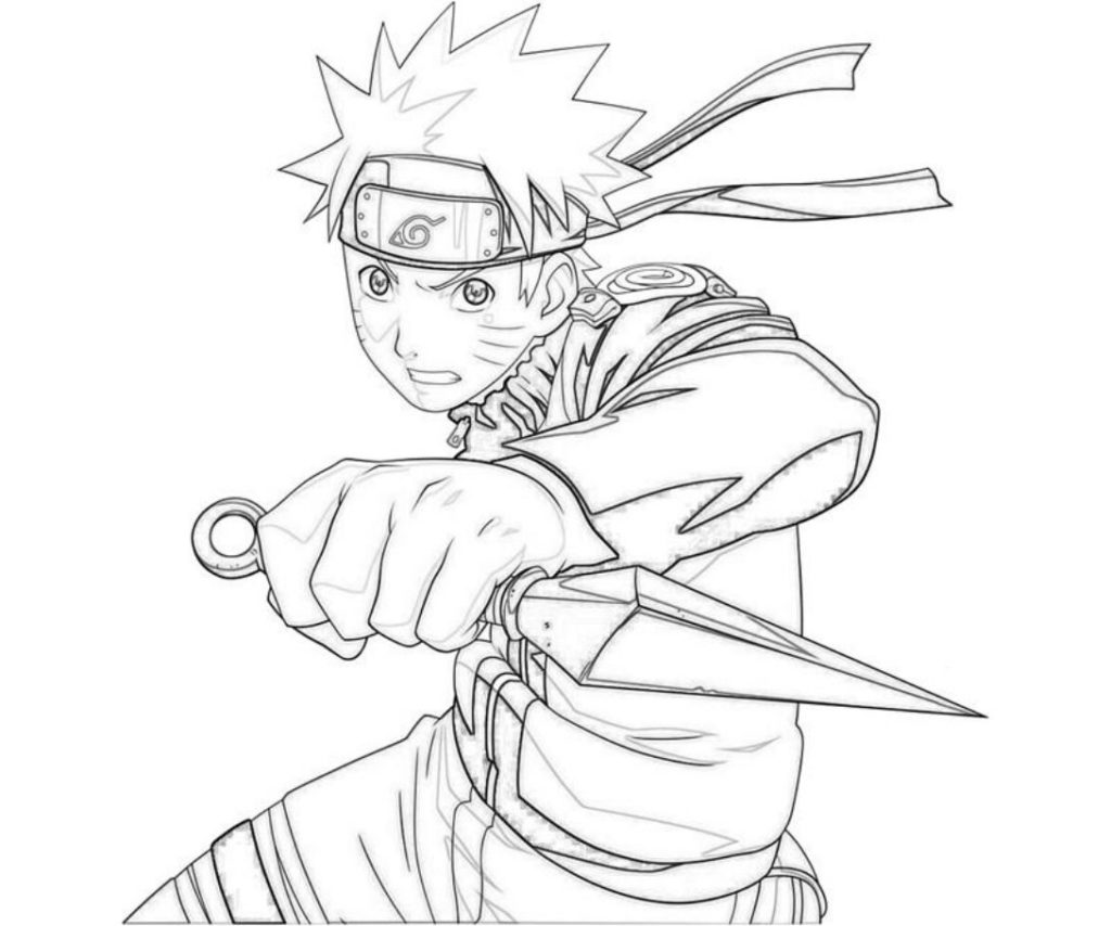 رسومات للتلوين ناروتو16