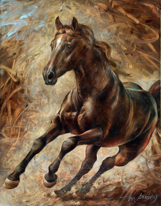 حصان ملون 2