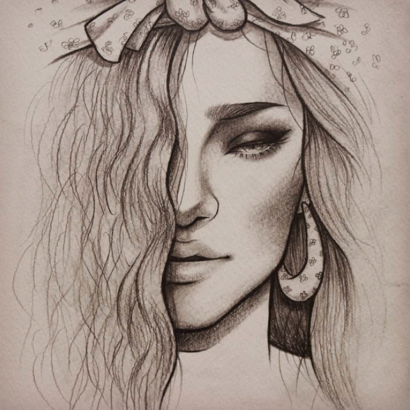 رسومات صعبه وجميلة 1