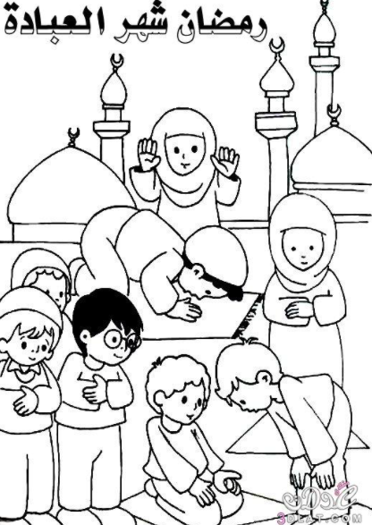 رسومات للتلوين عن شهر رمضان 3