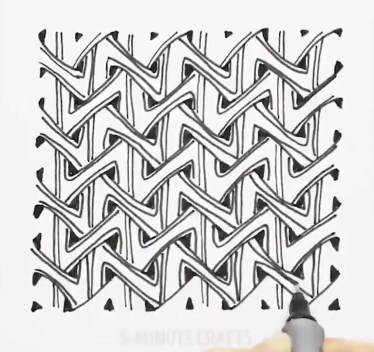 رسومات تلوين زخارف - زخرفة هندسية 4