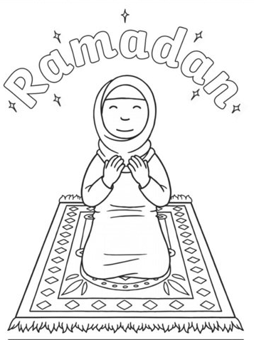 رسومات للتلوين عن شهر رمضان 5
