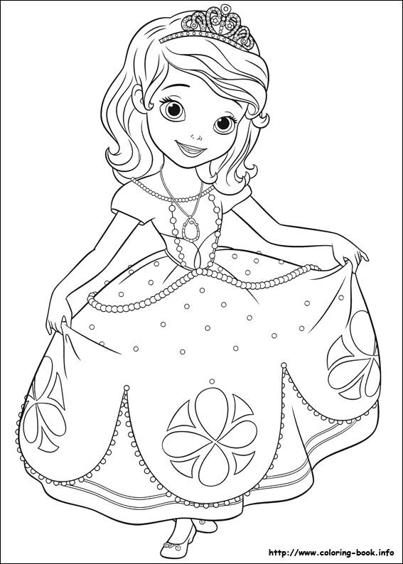 رسومات تلوين صوفيا 1