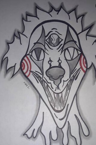 رسم مهرج مخيف 2
