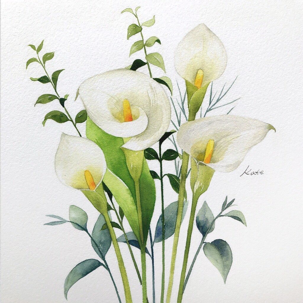 رسومات أزهار ملونة 2
